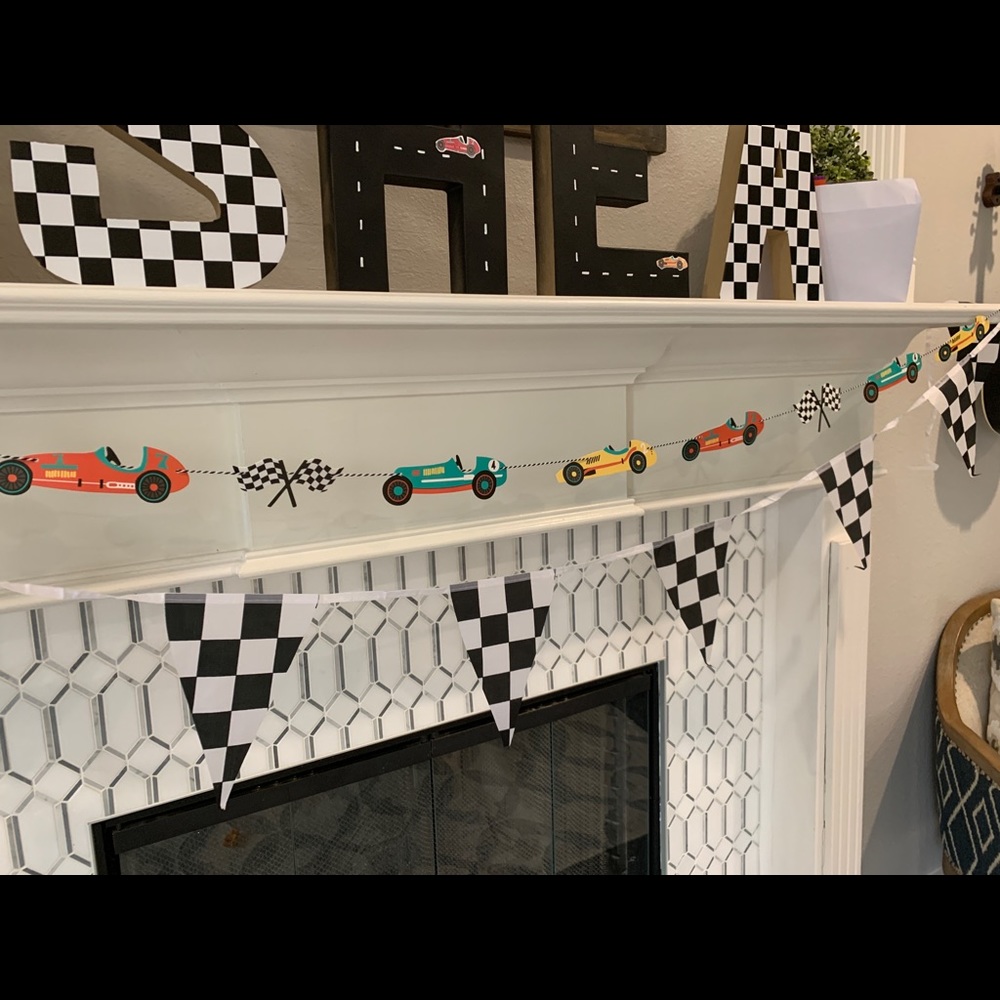 Race Themed Party Decor